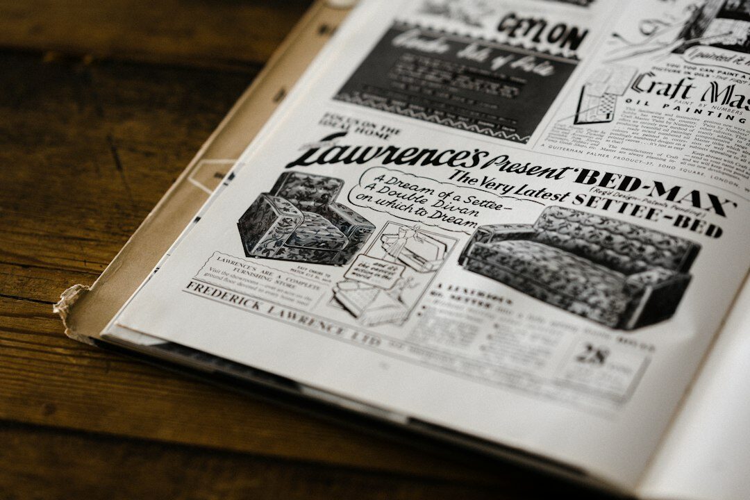 vintage newspaper ads