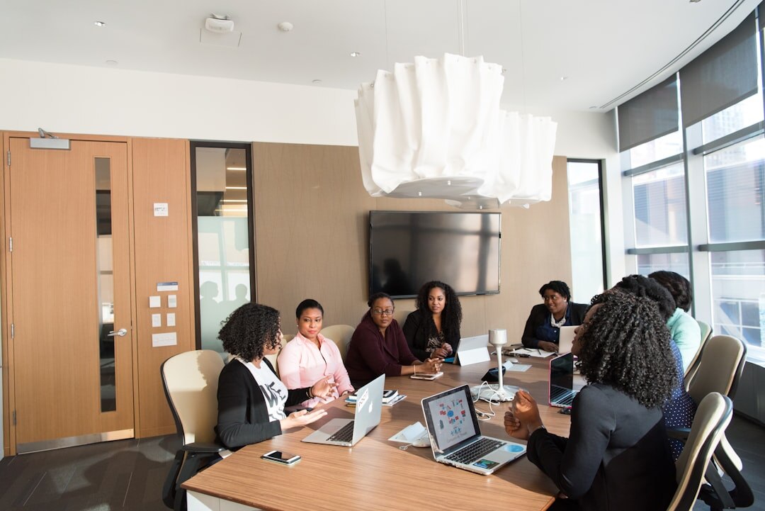 modern ad agency meeting